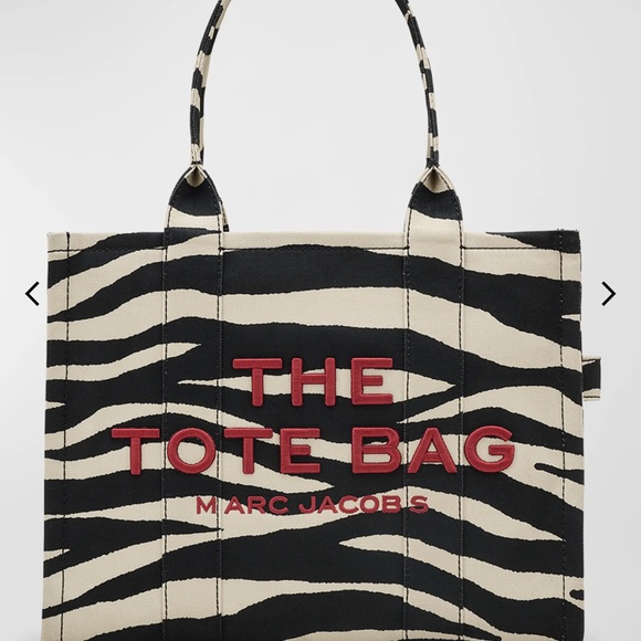 Marc Jacobs Black and Cream Zebra Tote - Picture 5 of 5